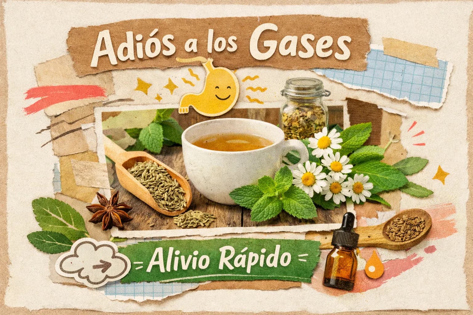 Hierbas para los Gases: Mix Premium para Alivio Rápido