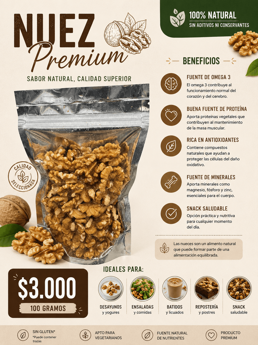Nuez 100g