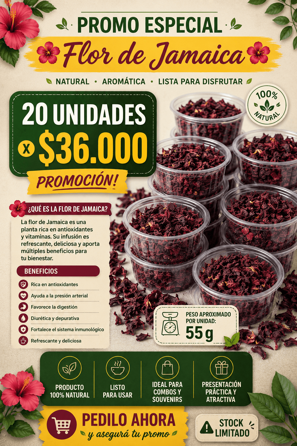 Promo Mix de Yuyos x 20 unidades
